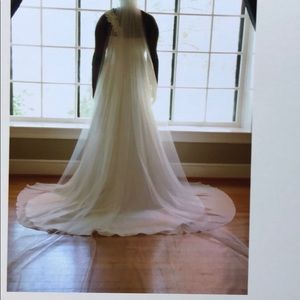 Cathedral Length (118 inches) Wedding veil.